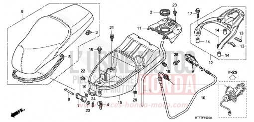 SIEGE/COMPARTIMENT A BAGAGES SH1508 de 2008